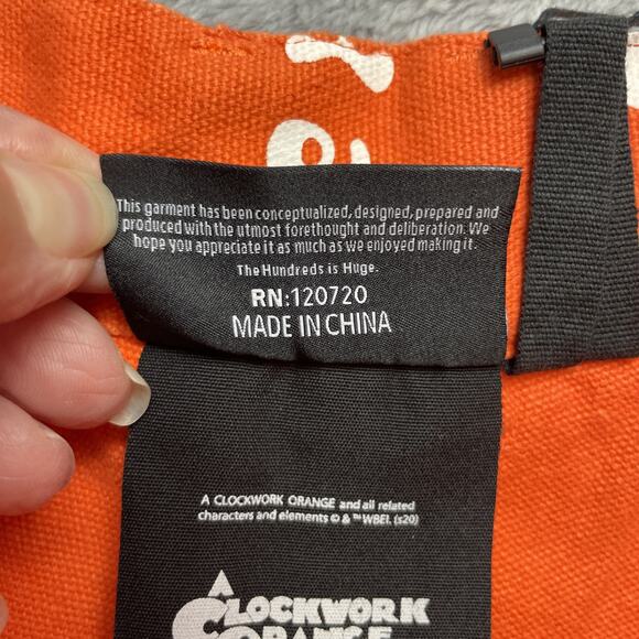 The Hundreds x A Clockwork Orange Jeans Mens 34 Denim Skater Carpenter Cargo NWT - Picture 4 of 11